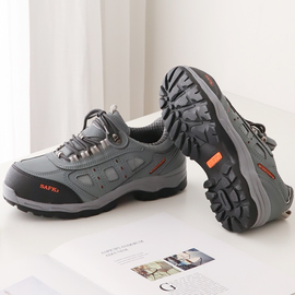 [GIRLS GOOB] Couple Light Hiking Shoes, Women's Trecking Outdoor Shoes, Synthetic Leather + Mesh - Made in Korea